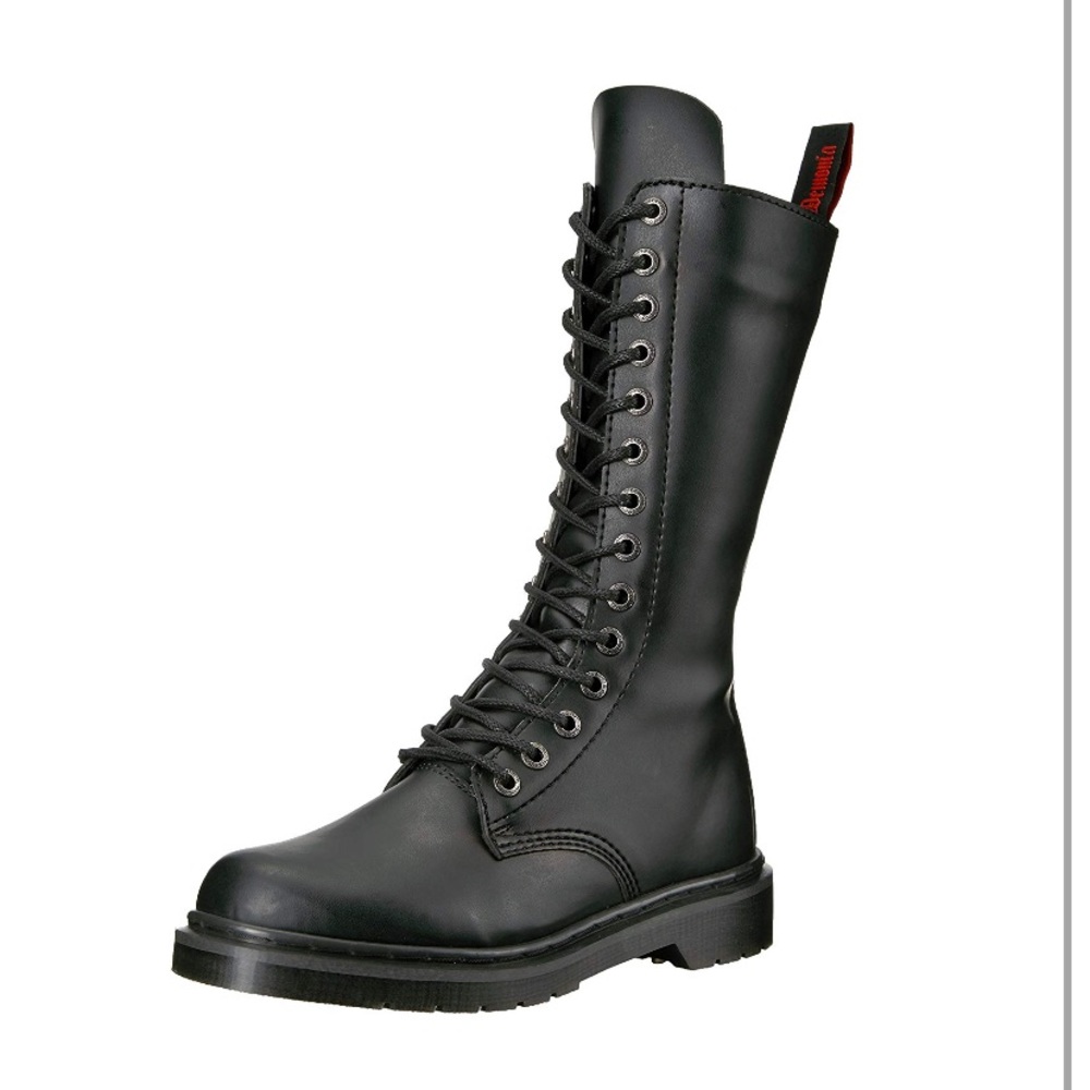 Unisex Demonia Defiant 300 14-eyelet Combat Boots